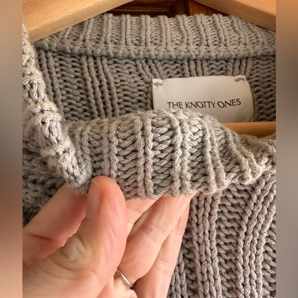 The Knotty Ones Delcia Sweater Cloud Grey size S - Picture 9 of 10